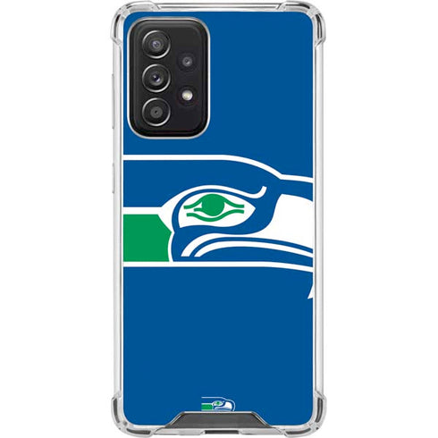 NFL Seattle Seahawks Retro Logo Galaxy A52 5G Clear Case